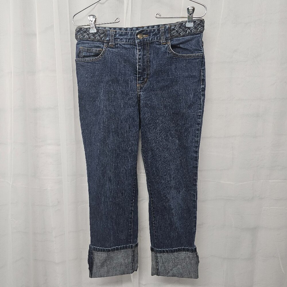 Vintage Lauren Ralph Lauren Jeans Blue Cropped Cuffed Straight Leg 4P